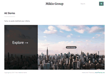 Tablet Screenshot of mikiogroup.com